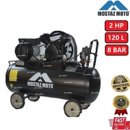 Mostaz MSAC120-2.0 Air Compressor|Compressor Angin|Pam Angin 2HP 120L 8BAR