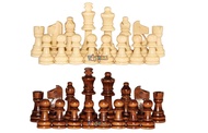 Toyshine Wooden Chess Pieces, Tournament Wood Chessmen Pieces Only (7 cm King Figures) Chess Game Pawns Figurine Pieces, Color May Vary (SSTP) - B