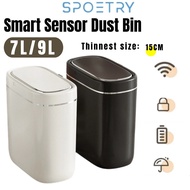 Rubbish Bin Automatic Sensor Smart Sensor Dust Bin Trash Can Bathroom Kitchen Smart Garbage Bin