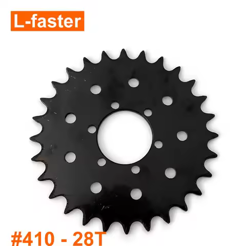 28T Bicycle Fixed Sprocket Chain Wheel 16 Teeth Fix Gear Bike 25 Tooth Chainwheel For #410 Bicycle C