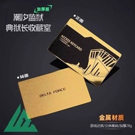 Thẻ Khóa Delta Action Metal NFC Thẻ Phòng Chủ Tịch Thẻ Phụ Trợ Trò Chơi Thẻ Black Gold Card Full Met