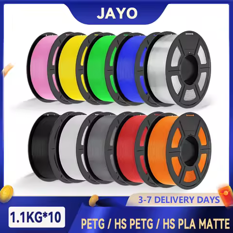 JAYO 3D PETG / HS Matte PETG / HS PLA matte Printer Filament 1.75mm 3D Printer Filament 1.1KG/Roll N