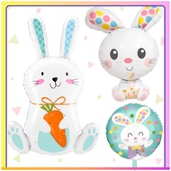 Rabbit Balloon Animal Balloon Birthday Balloon Aluminum Film Balloon Modeling Balloon Easter Balloon