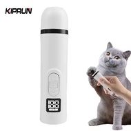 KIPRUN Pet Nail Grinder Trimmer, 3 Modes Electric Quiet Puppy Grooming Tool, Cat And Dog Nail Grinde
