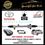 [ FULL SET 100% NEW ] TOYOTA WISH ANE10, ZNE10, ZNE11, ZNE14 (2003-2008) POWER STEERING RACK (45510-