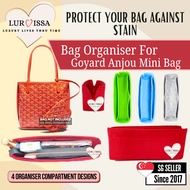 [𝐒𝐆][𝐋𝐮𝐫𝐯𝐢𝐬𝐬𝐚] Bag Insert Organizer For Goyard Anjou Mini Bag| Felt Bag In Bag Care Customized Organ
