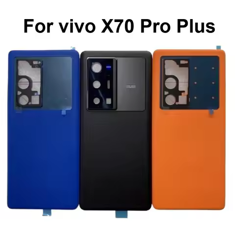 Back Battery Cover For vivo X70 Pro+ Housing Door V2145A V2114 Phone Rear Case Repair Replacement Fo