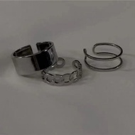 2023 NEW Hip Hop Ring Ring Personality Hip Hop Punk Opening Adjustable Index Finger Knuckle Ring Vin