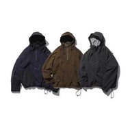 Nautica 諾帝卡 長谷川監製 戶外登山防風連帽抽繩半拉鍊寬鬆休閒衝鋒衣夾克 男女同款 全新 多碼可選