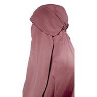 Haura Hijab Syari Cadar Poni Bahan Woolpeach Lux