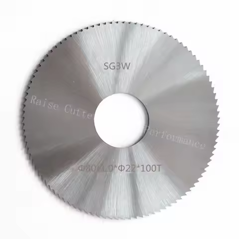 Raise carbide 80x22x1.0mm side milling cutter SG3W carbide face milling cutter for SILCA OPERA TARGA