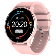 Others - ZL02D圓屏智慧手錶心率監測提醒健康監測拍照計步手環（粉色）