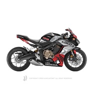 Hugsticker สติ๊กเกอร์ติดรถ สติ๊กเกอร์ CBR650R ลาย Marc (ชุดเต็ม)