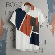 KEMEJA SORA CODE COMBINATION REGULAR SHORT SHIRT