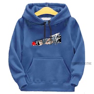 sweater Hoodie anak laki-laki perempuan flecce tebal-jaket hoodie distro anak usia 2-13thn warna nev