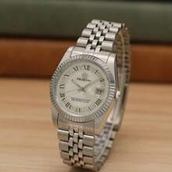 PROKING Men's Watch, 35mm Stainless Steel Business Waterproof Roman Numeral Mother-Of-Pearl Dial Wri