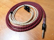 超粗芯7N單晶銅鍍銀鍍金耳機線升級線 Shure fender campfire westone QDC 2.5mm 3.5mm 4.4mm