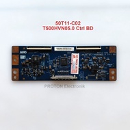 LAYAR Tikon LED TV screen Samsung UA50F5000 UA50F5000AM Tcon Display AUO 50T11-C02 T500HVN05.0 Ctrl 