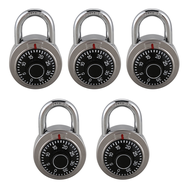 5X Master Coded Lock 50mm with Round Fixed Dial Combination Padlock