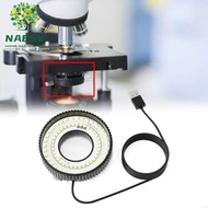 NAESV Microscope Lamp, Bottom Lighting USB Powered Microscope LED Light, Fill Light Adjustable Brigh