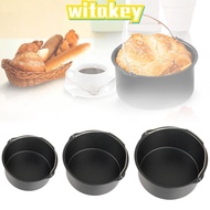 WITAKEY Baking Tray 6/7/8 Inch Across Air Fryer Accessories Kitchen Utensil Large Capacity Pan Round