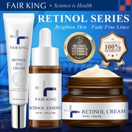 FAIR KING [BPOM] 3PCS Retinol Cream+Eye Cream+Facial Serum Anti-Aging Retinol Ganda Anti penuaan Mem