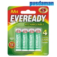 Eveready Rechargeable Battery AA - 4pcs pack