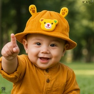 Boboko Bear Pattern Baby Hat 0 to 4 months