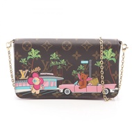 【二手】路易威登LOUIS VUITTON單肩包 Pochette Felicie M80859 PVC塗層帆布皮革 Pochette Felicie 女士