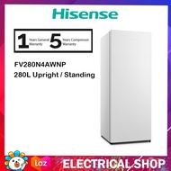 Hisense 280L Upright Freezer No Frost 2 in 1 (Fridge or freezer) FV280N4AWNP