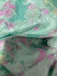 2m x 1m5 vải lụa gấm KhangThinhGia mẫu xinh sáng chất siêu mềm may bộ váy áo đầm (X13)