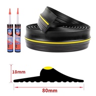 Garage Threshold Sealing Strip Door Bottom Sealing Strip Yellow Line Sealing Strip Roller Shutter Do