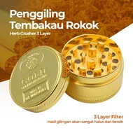 Grinder Penggiling Tembakau Rokok Herb Crusher 3 Layer - LST-24