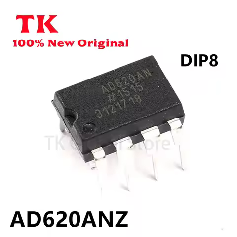 (1-10piece)100% New original AD620ANZ AD620AN AD620 DIP8 Low power instrumentation amplifier In stoc