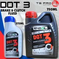 ENZOIL Heavy Duty Dot 3 Brake Fluid Clutch Fluid - For All Car (Red)