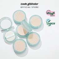 THE FACE SHOP Code GloKolor Fix-On Make-up Powder Primer 11g - Minimize Pore & Sebum Control Mattify