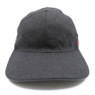 GUCCI 棒球帽 200035KQWBG1060L GG 帆布黑色全新男女通用