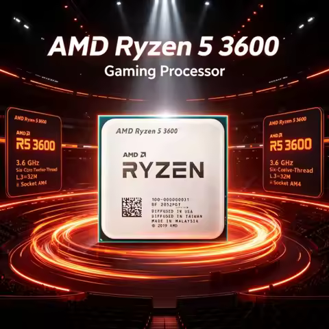 AMD Ryzen 5 R5 3600 3.6GHz AM4 CPU Six Cores Twelve Threads Desktop Processor