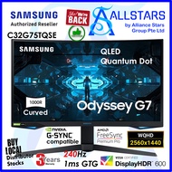 (ALLSTARS : We are Back / Screen Promo) (Next Day Delivery) Samsung Odyssey G7 C32G75TQSE / LC32G75TQSEXXS 32 inch Gaming Monitor With 1000R Curved Screen (Warranty 3years with Samsung SG)