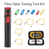 ชุดทดสอบสายไฟออปติคไฟเบอร์12ชิ้นแบบชาร์จไฟได้15MW/30MW/50MW/100MW FTTH Optic Pen สำหรับ FC ชายไปยัง 