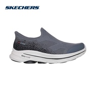 Skechers Men Slip-Ins GOwalk 8 Pelayo Walking Shoes - 216784-GYBK Air-Cooled Goga Mat Kasut Sneaker 