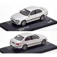 Diecast BMW M5 E39 5.0 V8 32V 2003 Silver 1/43 by solido