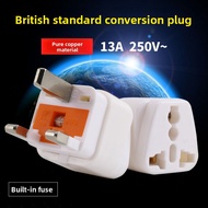 UK Standard Plug Adapter Pure Copper 13A Fuse Travel Converter Socket