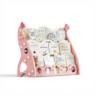 Kids Book Rack Toy Organizer Standing Book Rack Nursery Storage Shelf