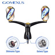 Gomexus 82-98mm Reel Double Handle with Titanium Knob for Shimano Daiwa Spining Fishing Reel Eging Squid Fishing MDH-T22