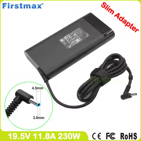 19.5V 11.8A 230W Gaming Charger for HP Omen 15-ek 15-ek1 15-en 15-en1 15-dh 15t-dh 16-b Pavilion 15-
