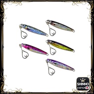 ★All-Purpose Metal Jig Set with Hooks 30g 5 Colors for Bluefish and Flounder Fishing from the Pier b