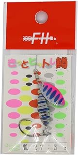FIELD HUNTER Spinner Sure to Hit 1.5 inches (39 mm), 0.2 oz (5 g), Silver. Blue Zebra/Pink Yamame #2