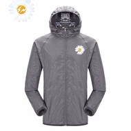 Anti-uv Ultra Light Windproof Couple Uv Jacket Men Women Jaket Kalis Air Lelaki Perempuan Parent-child Sun Protection Jacket Hooded Cardigan Uv Jaket Kulit Kot Outdoor Cycling Sport Tops Skin Clothing