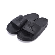 FILA Cursive Logo Sports Slippers All Black 4-S326W-000 Men's Shoes